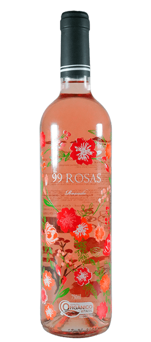 Vinho vegano 99 Rosas rosé Edição Limitada
