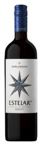 vinho tinto Merlot da linha Estelar 57 da vinícola chilena Santa Carolina