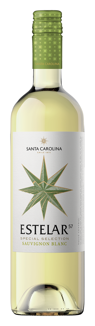 vinho Sauvignon Blanc da vinícola Santa Carolina linha Estelar 57