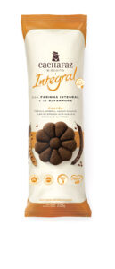 • Biscoito doce elaborado com farinha integral e alfarroba