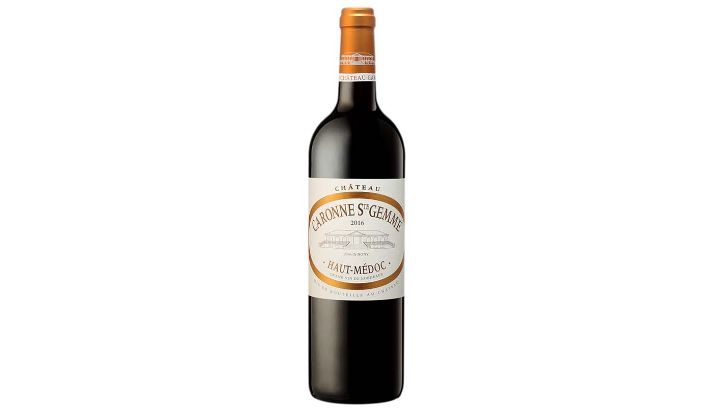 vinho tinto de Bordeaux Chateau Caronne St.e Gemme