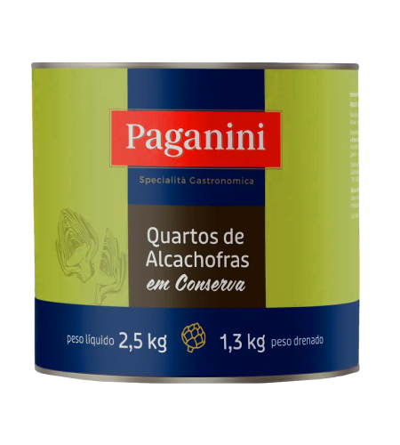 quartos alcachofras conserva paganini