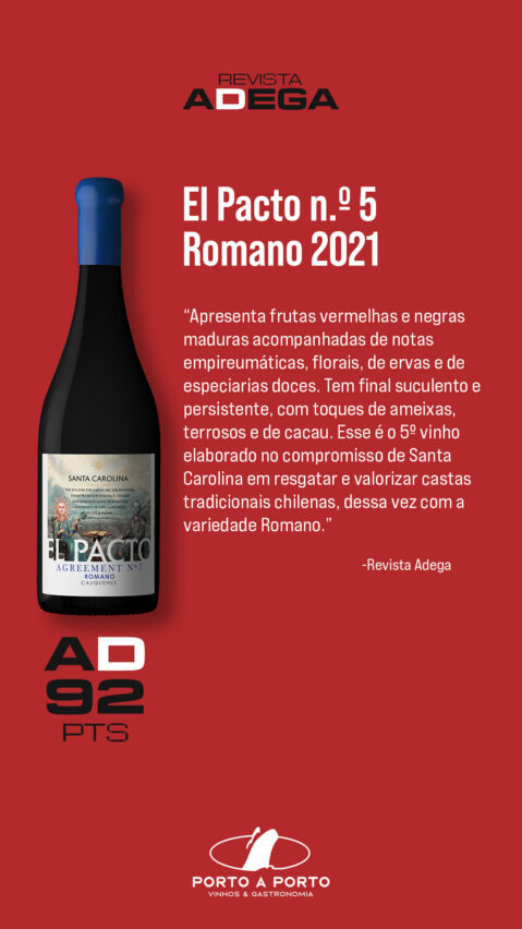 vinho chileno El Pacto Romano