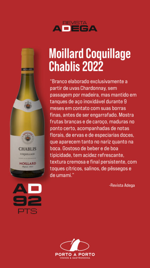 vinho francês Moillard Coquillage Chablis