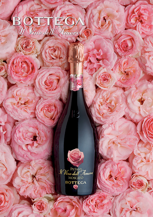 espumante italiano moscatel Petalo dell'Amore Bottega