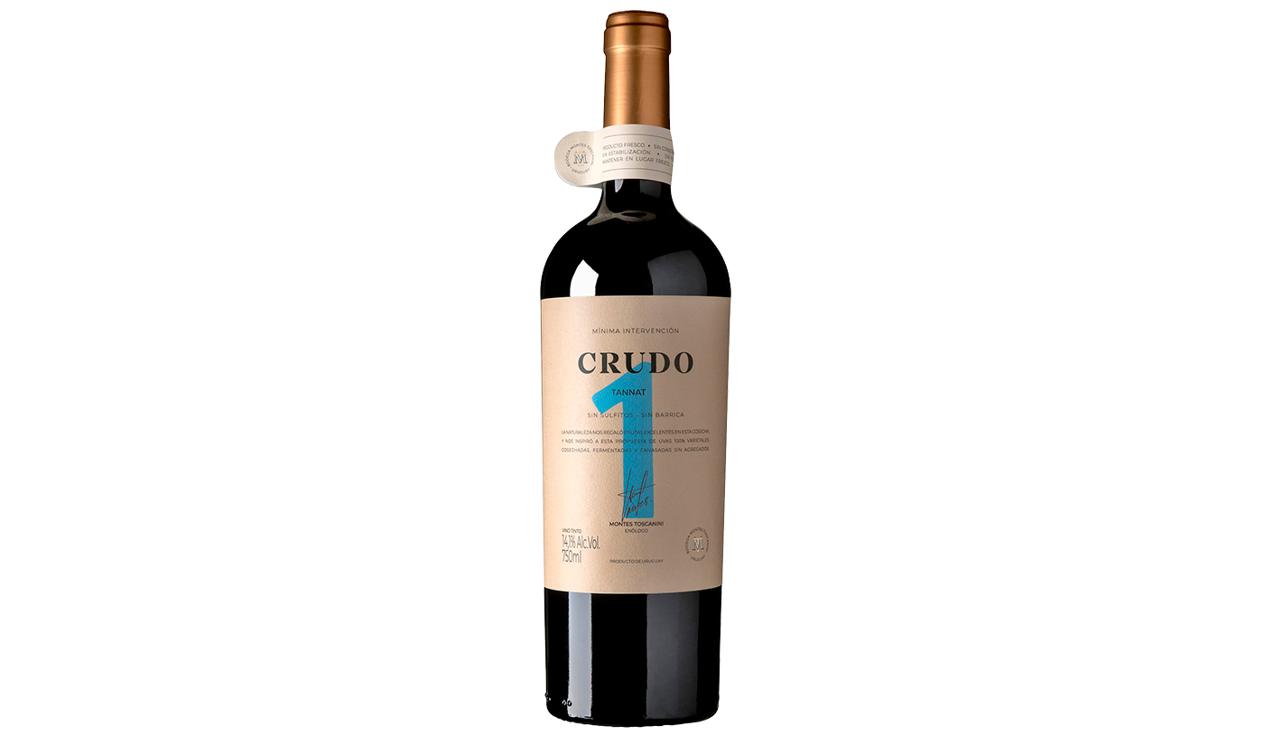 vinho tinto uruguaio Crudo Montes Toscanini