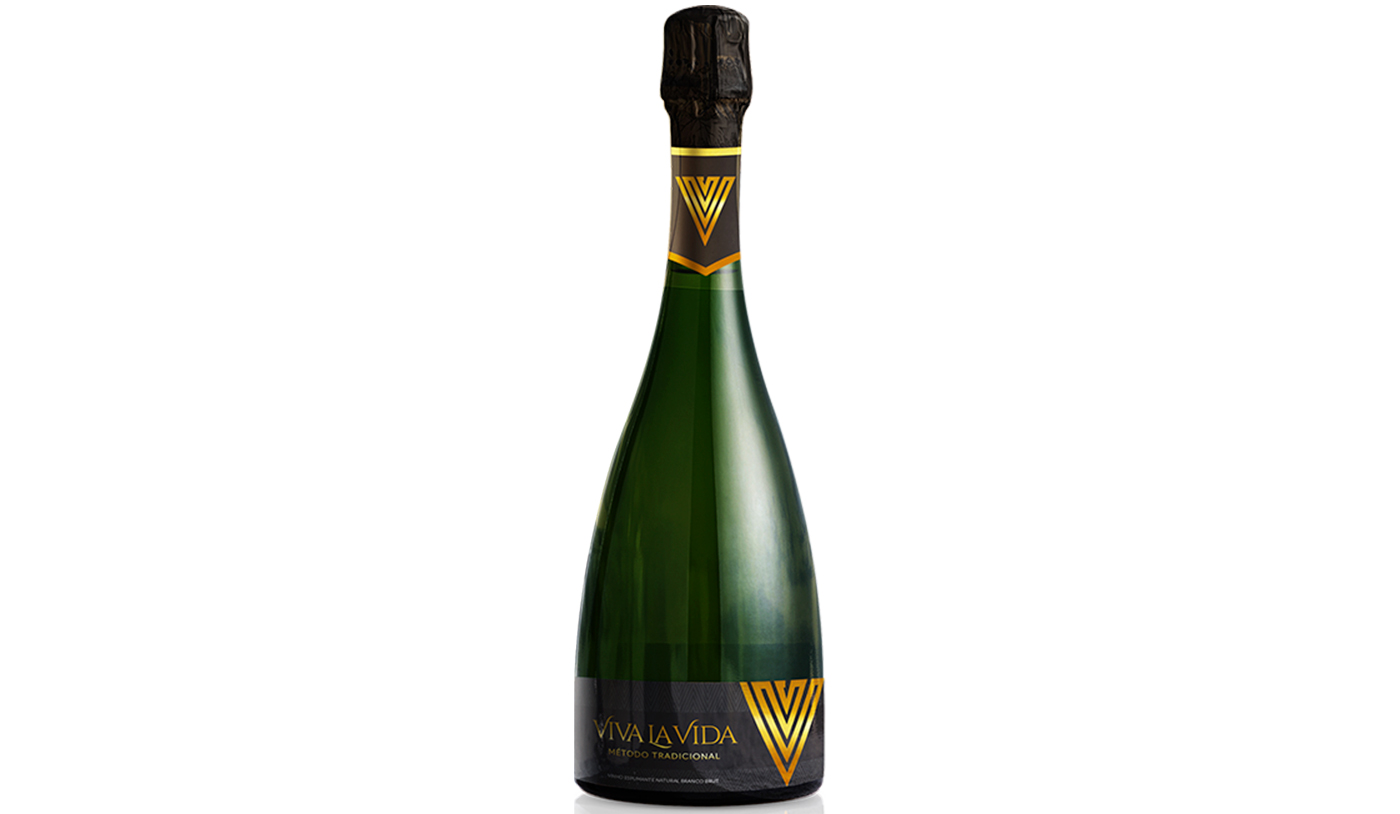 espumante brasileiro Viva La Vida Brut 12 meses