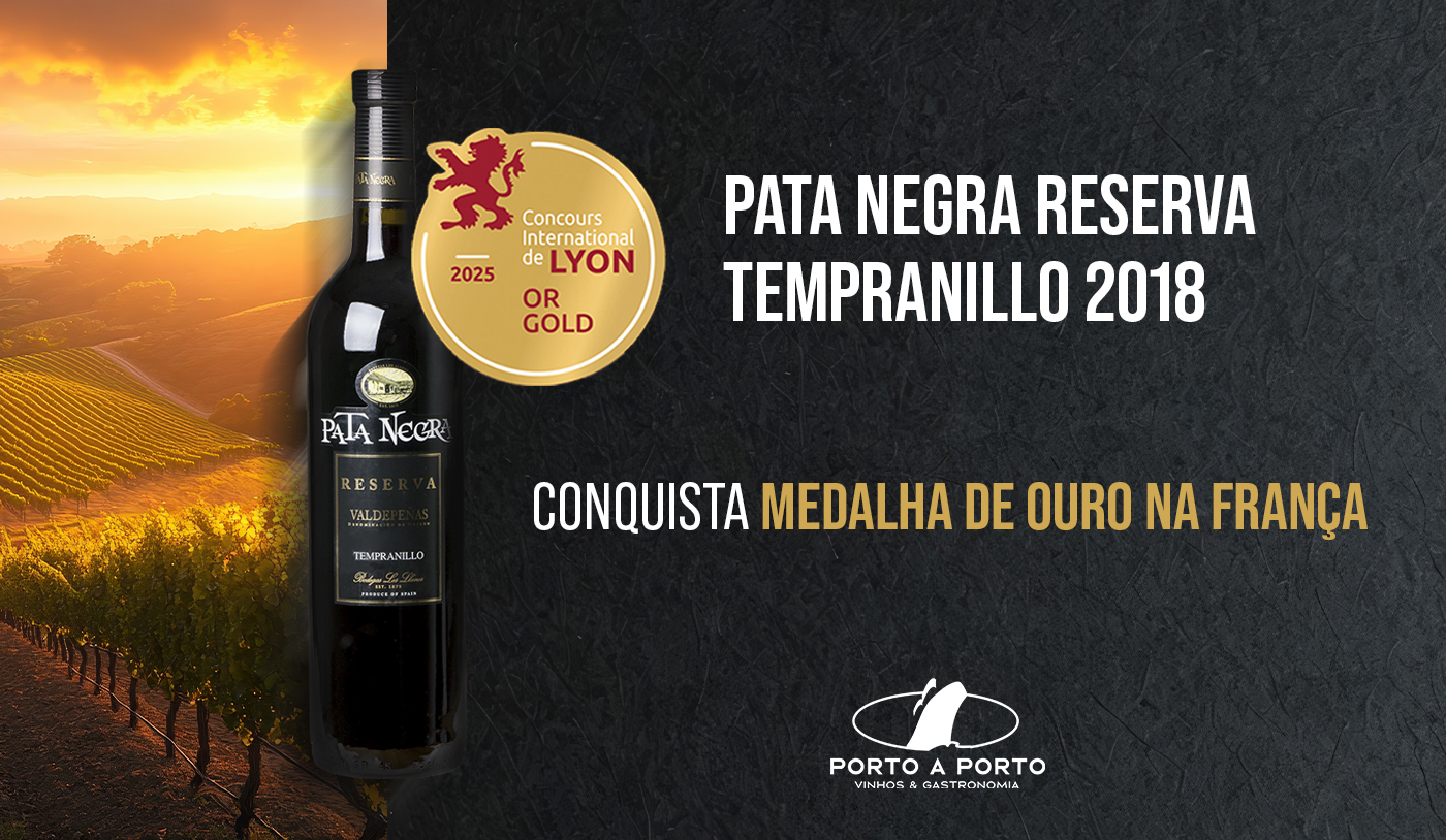 Pata Negra Reserva Valdepeñas 2018 ganha medalha de ouro em concurso na França