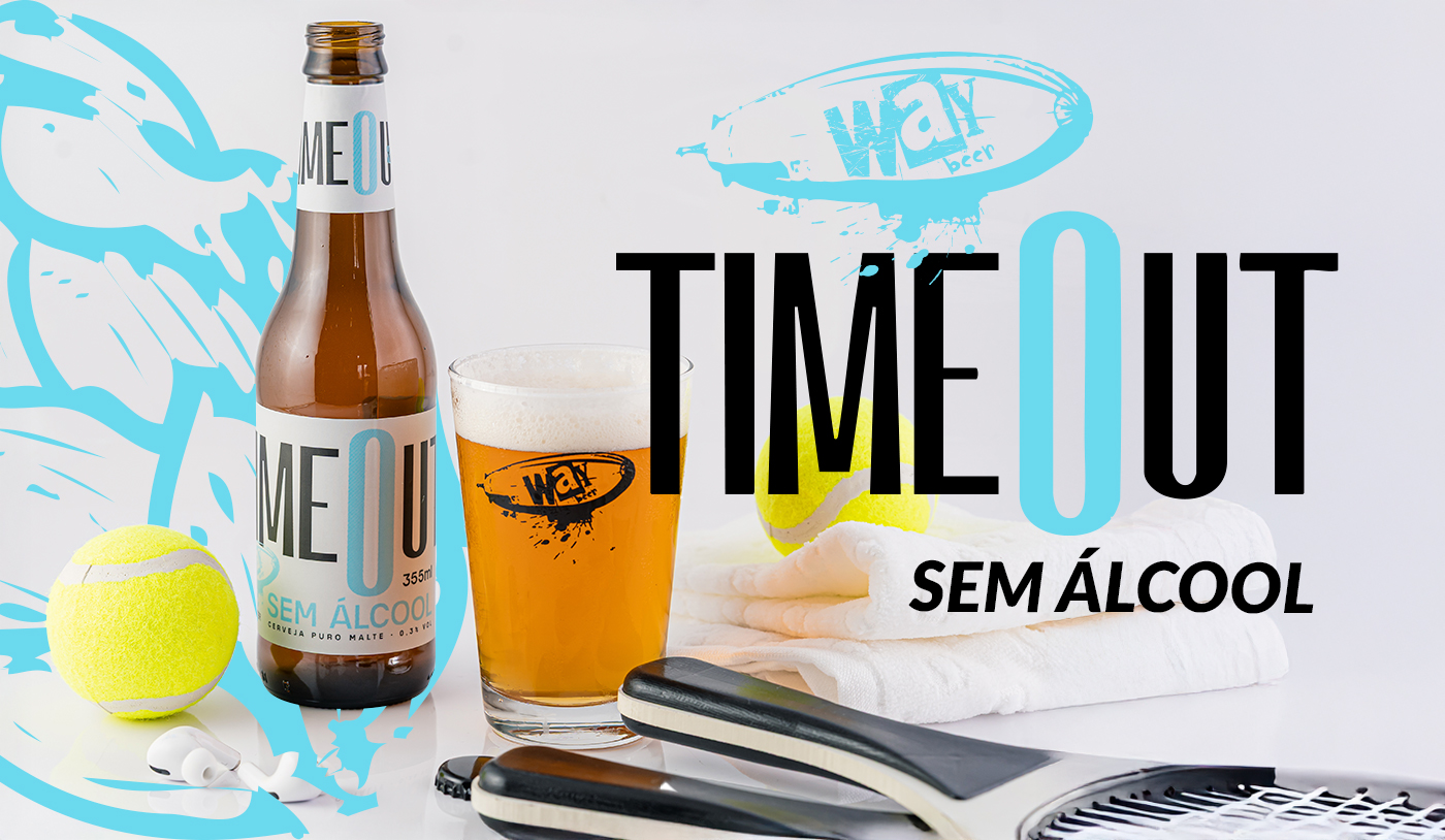 Cerveja sem álcool Way Beer Time Out chega ao mercado