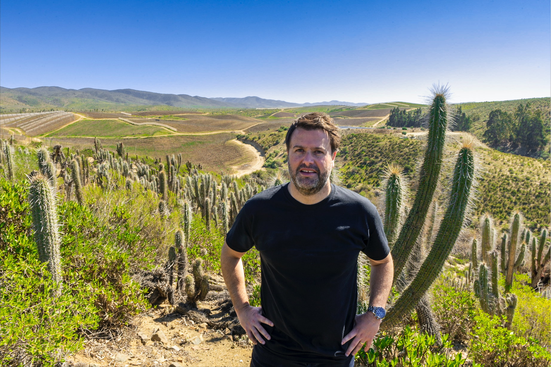enólogo da vinícola chilena Tabali, Felipe Mueller