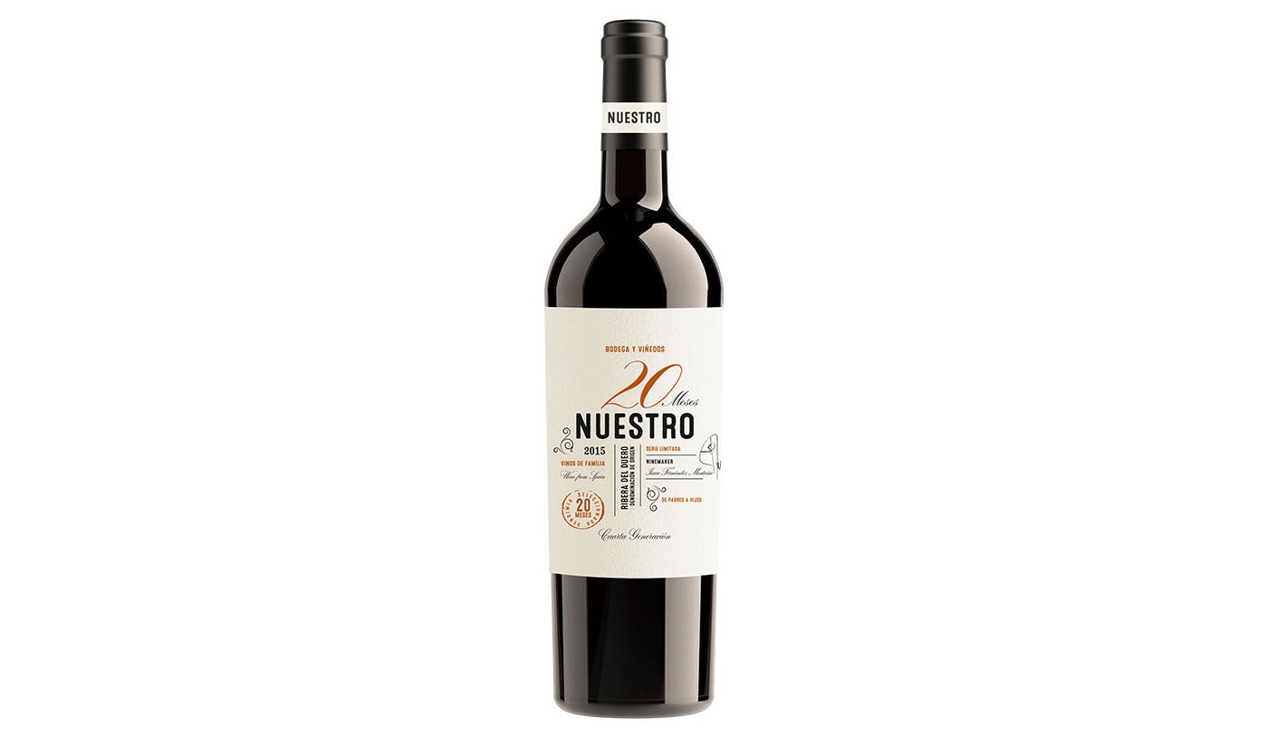 vinho tinto espanhol Nuestro 20 meses