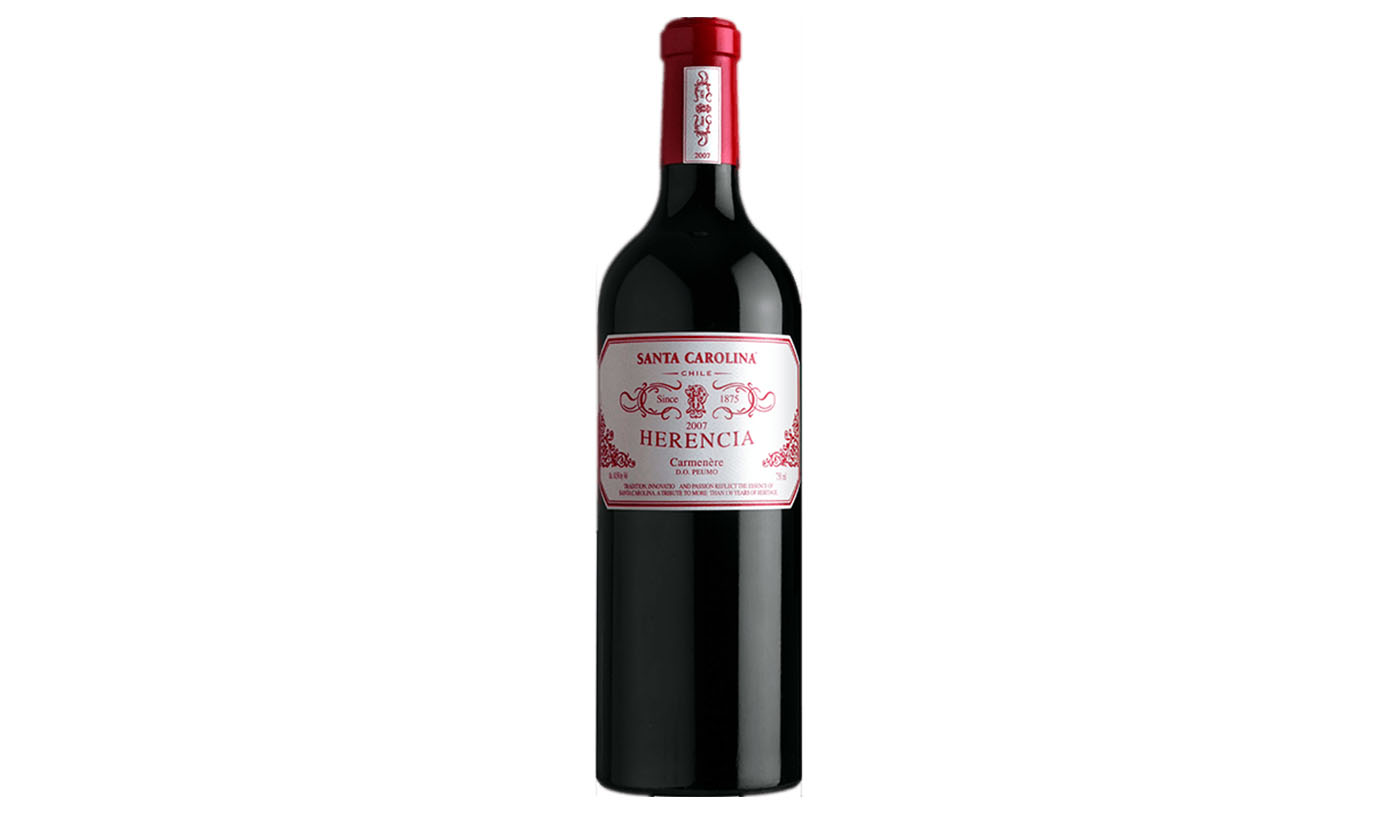 vinho tinto chileno Herencia Carmenere