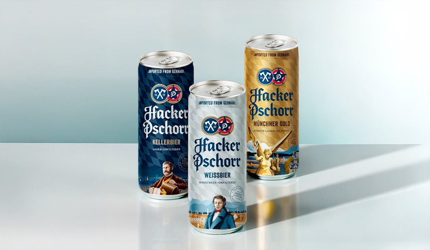 As cervejas alemãs Hacker-Pschorr voltam ao Brasil