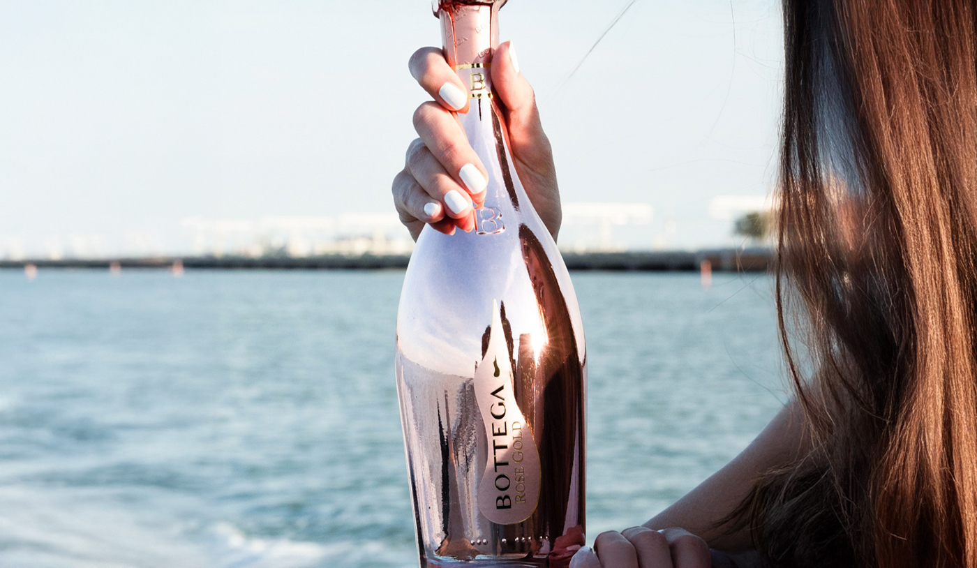 espumante bottega rose gold