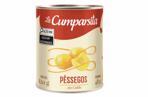 Pêssegos em calda La Cumparsita