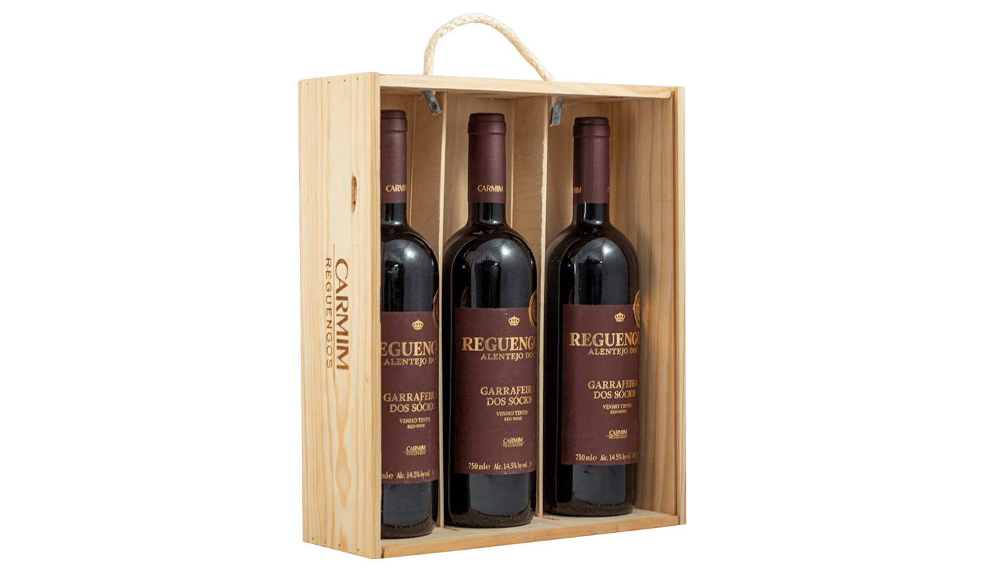kit vinhos portugueses Reguengos Garrafeira dos Sócios