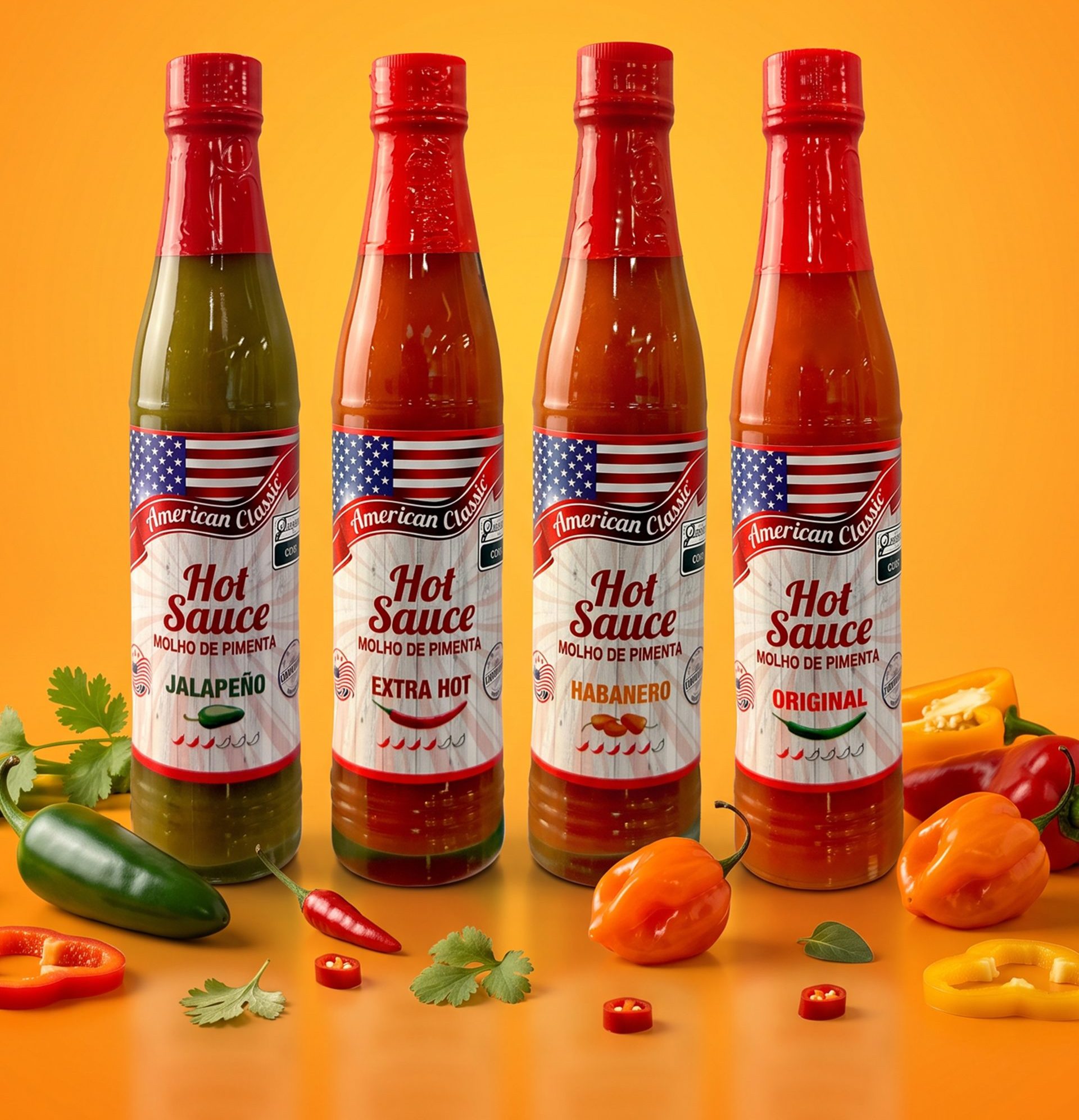 Molhos de pimenta American Classic chegam ao Brasil